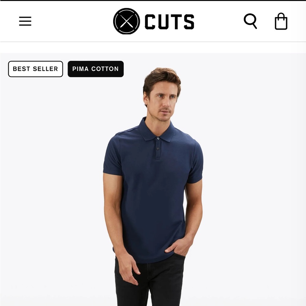 Cuts Men Prestige Polo NWT
